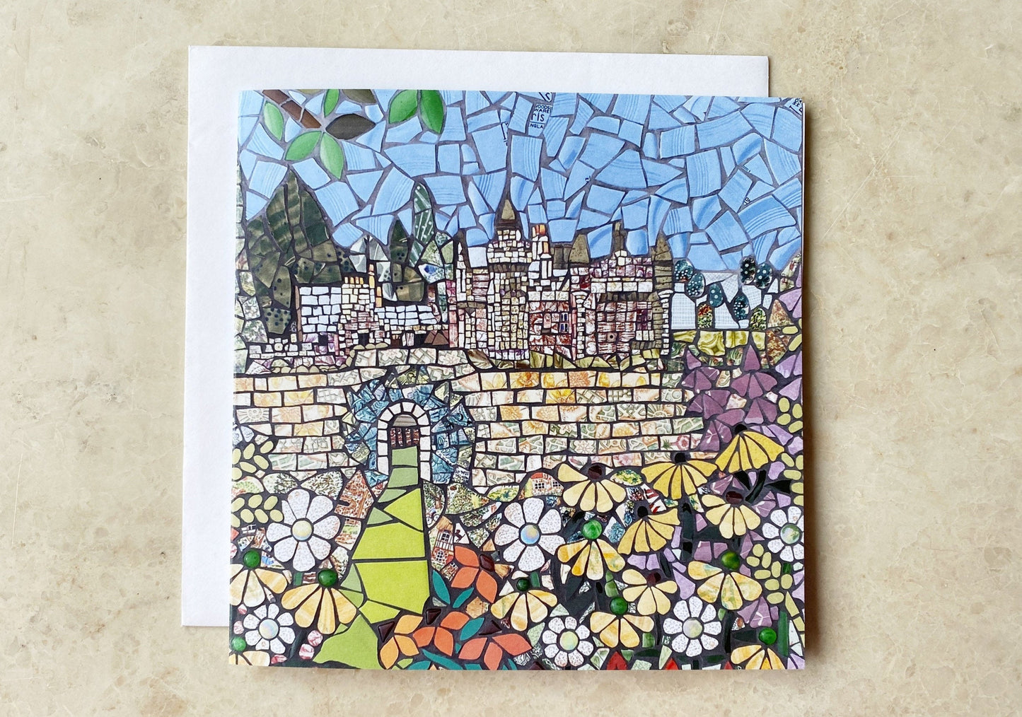 ABBOTSFORD HOUSE Flower Garden Card