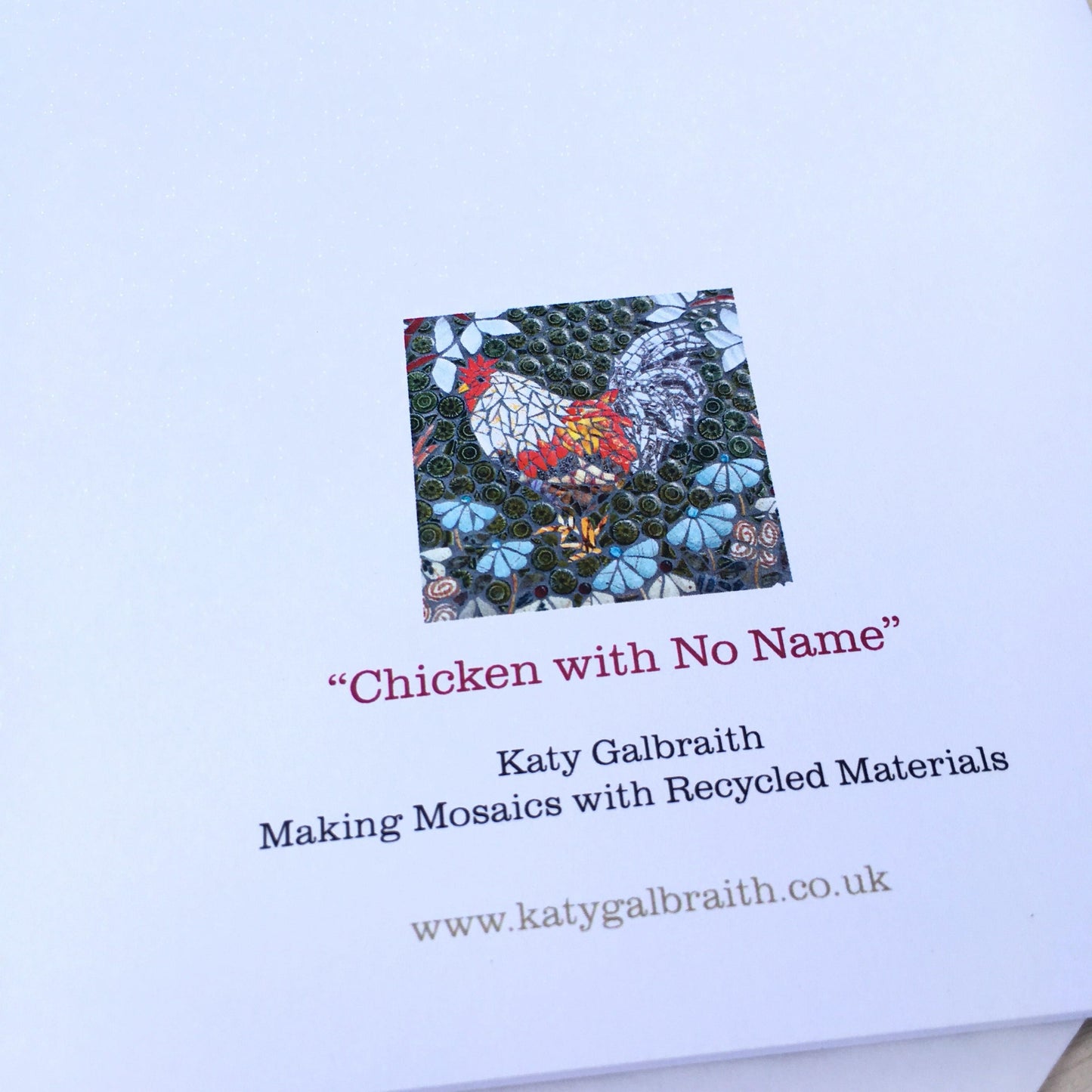 CHICKEN WITH NO NAME art card