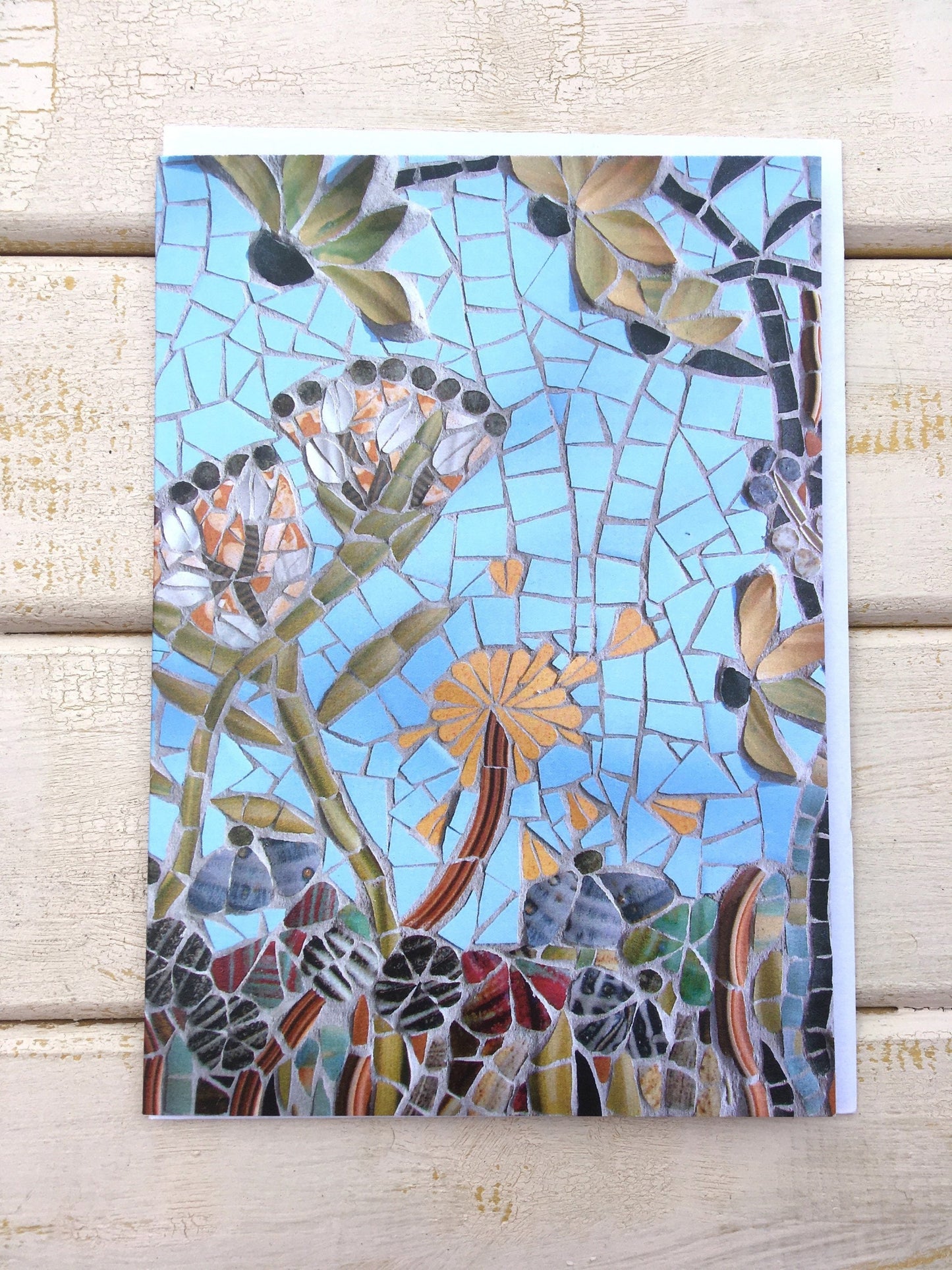 ISABEL’S GARDEN mosaic art card