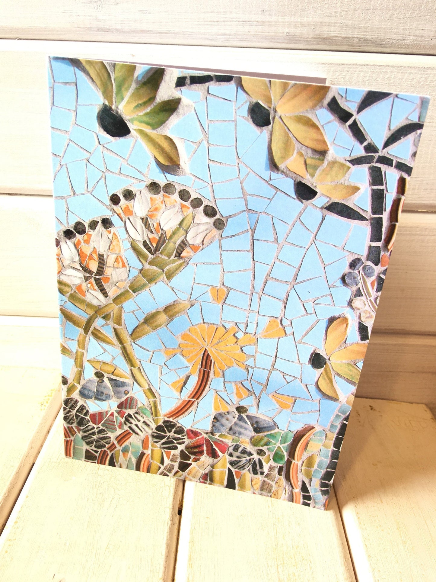 ISABEL’S GARDEN mosaic art card