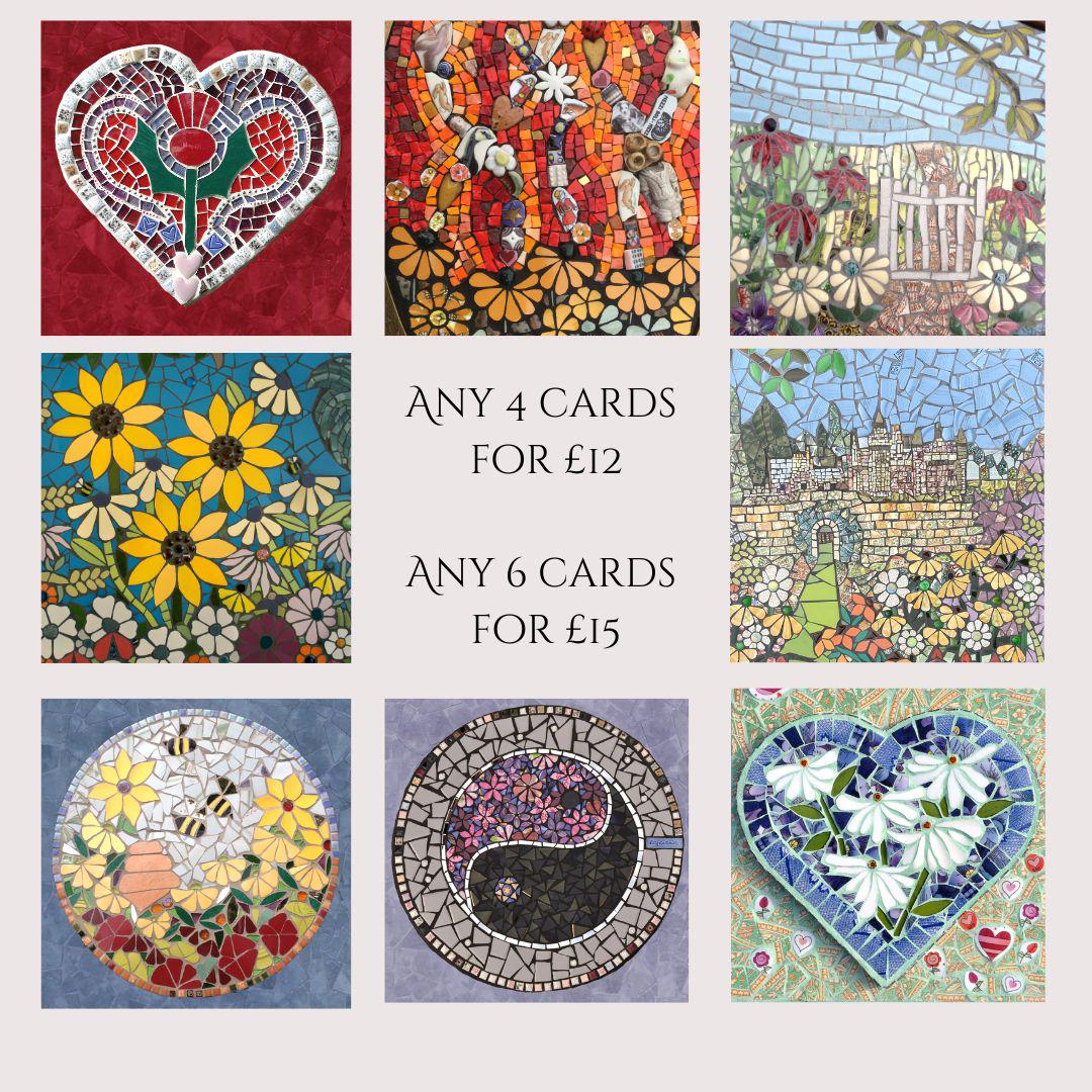 GREETING CARDS - set of 4 or 6