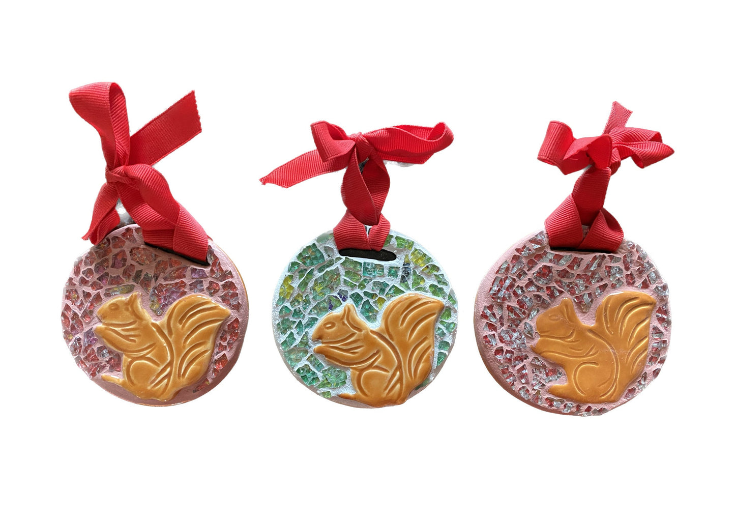 Squirrel Decoration with Mosaic